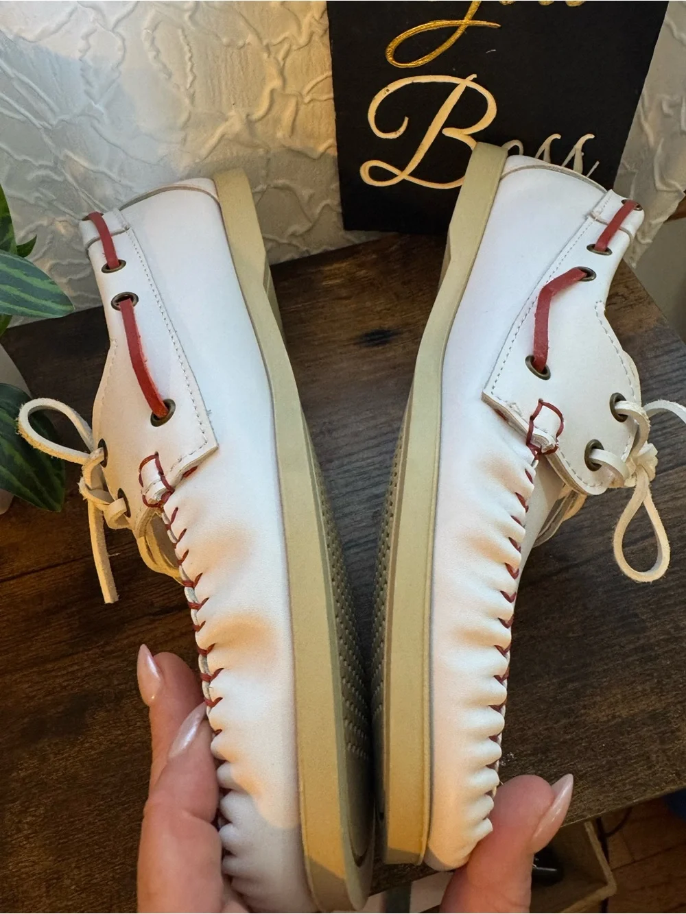 Baseball Limitee Edition moccasin boat shoe